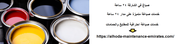 صباغ في الشارقة 24 ساعة